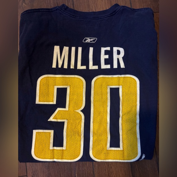 Vintage NHL Buffalo Sabres Ryan Miller Goalie 30 Tee - Picture 1 of 3